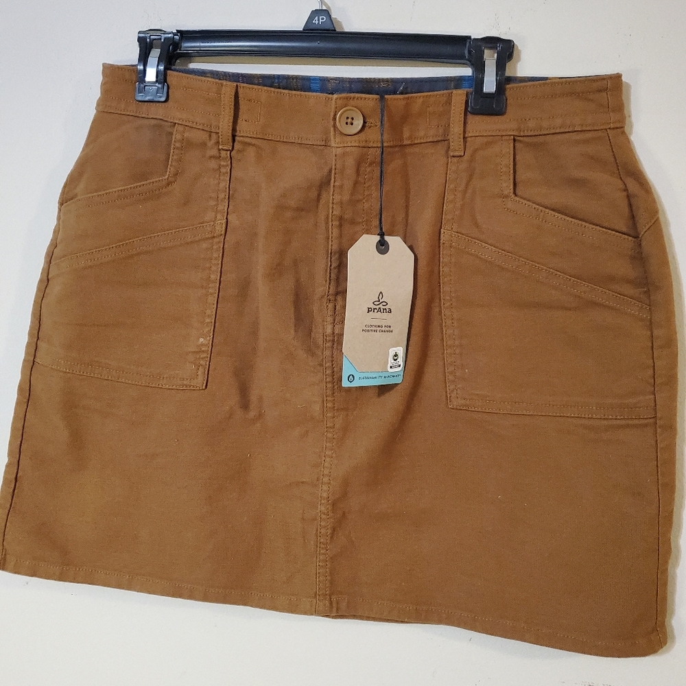 Prana Tan Utility Skirt Nikit NWT